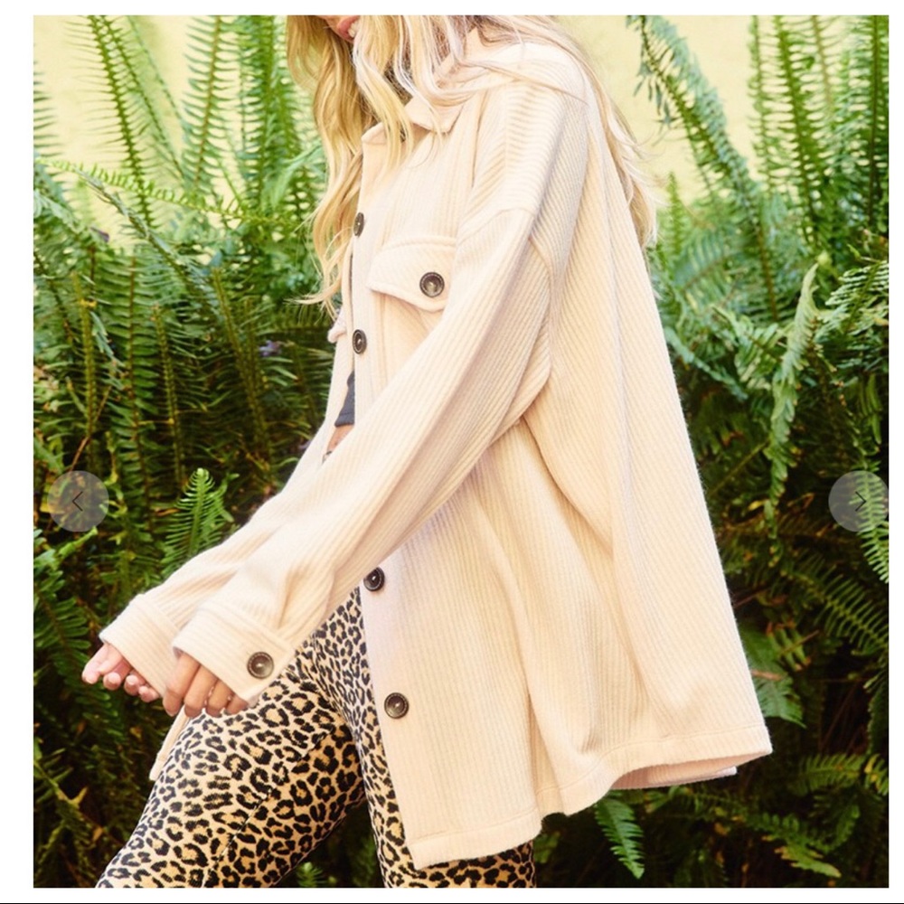 11 Boyfriend Bold Rib Cozy Shirt Jacket - Picture 5 of 5